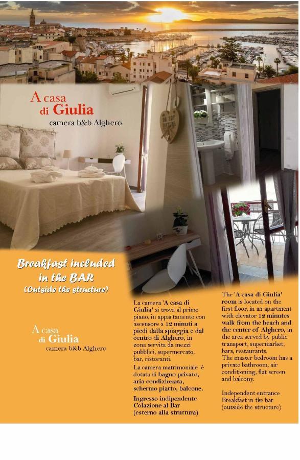 A Casa Di Giulia B&B Alghero Luaran gambar